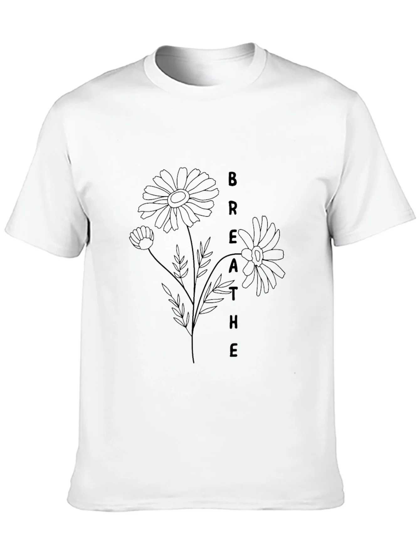Rebbecca Breathe Daisy Graphic Tee - Stylish Comfort