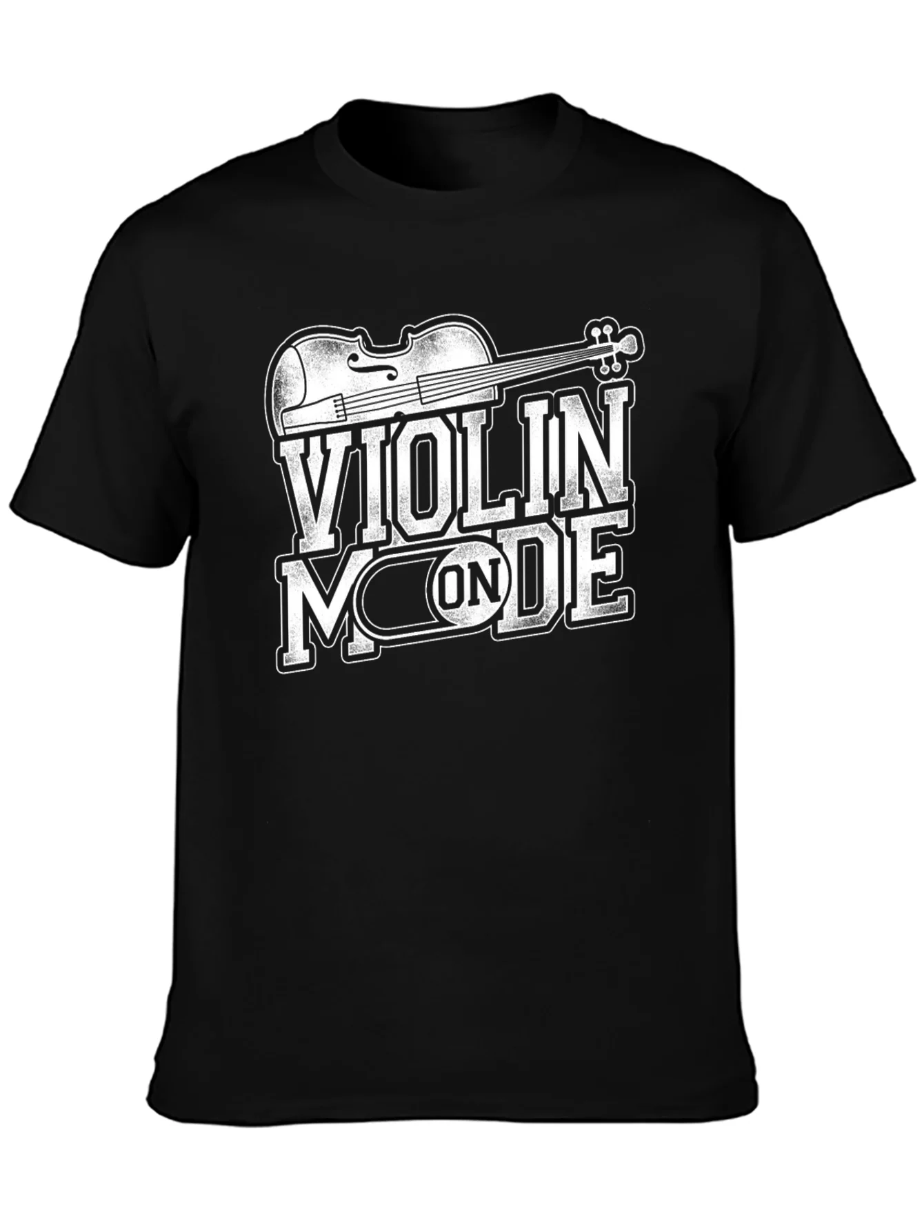 Rebbecca Violin Mode On Graphic T-Shirt - Black
