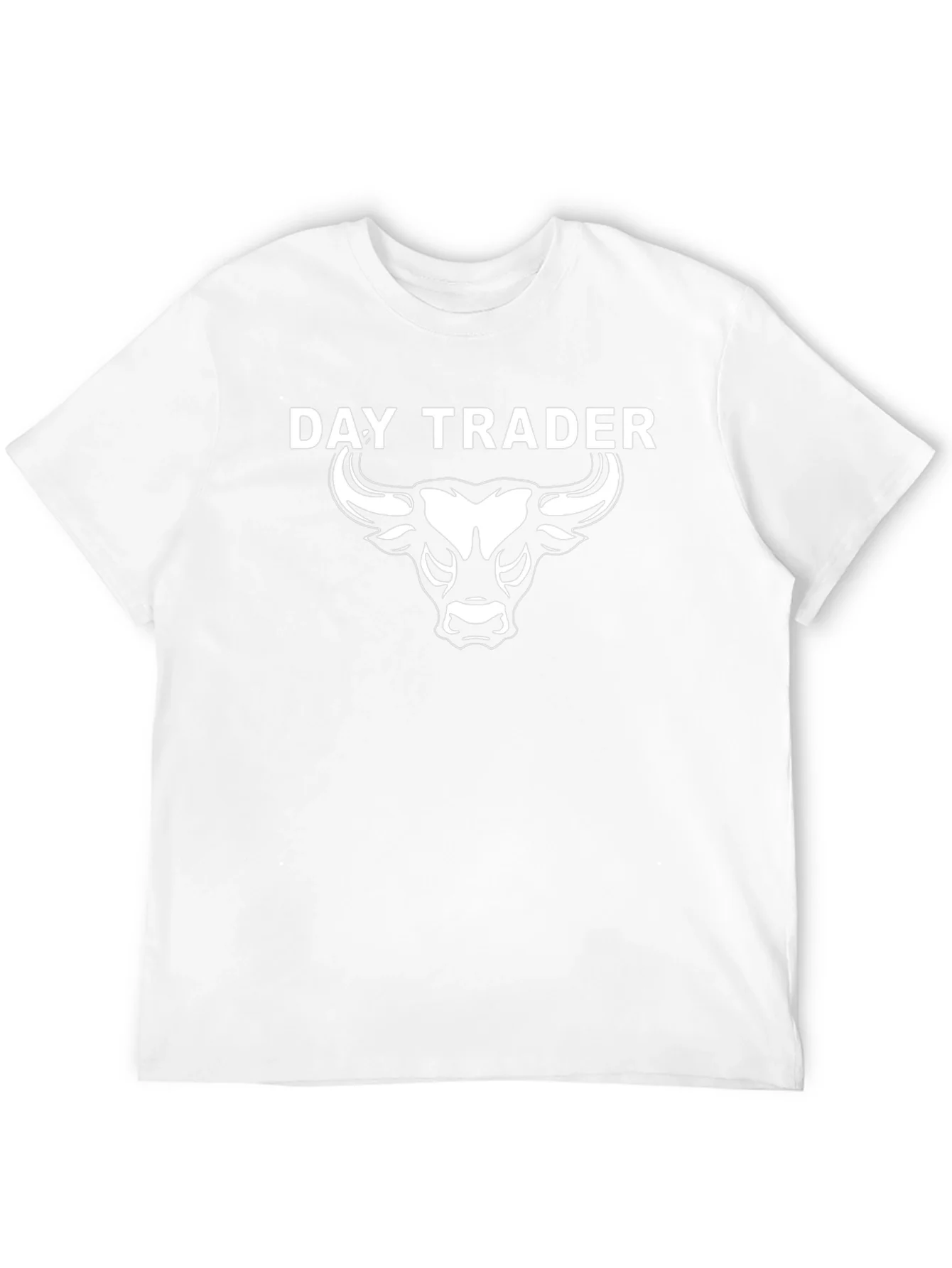 Camiseta Negra Day Trader Toro Blanco