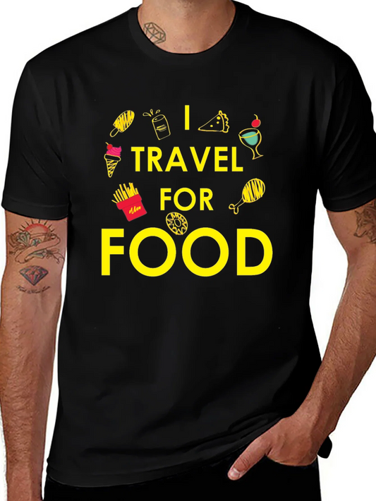 Rebbecca I Travel For Food Graphic T-Shirt