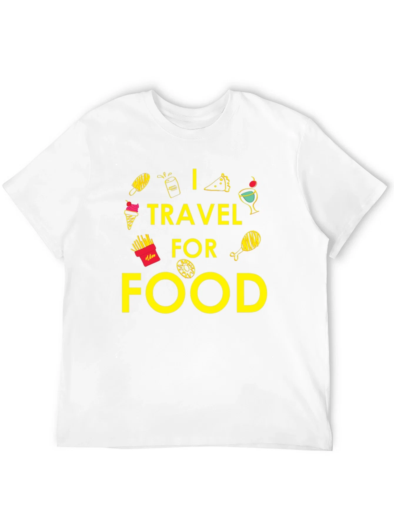 Rebbecca I Travel For Food Graphic T-Shirt