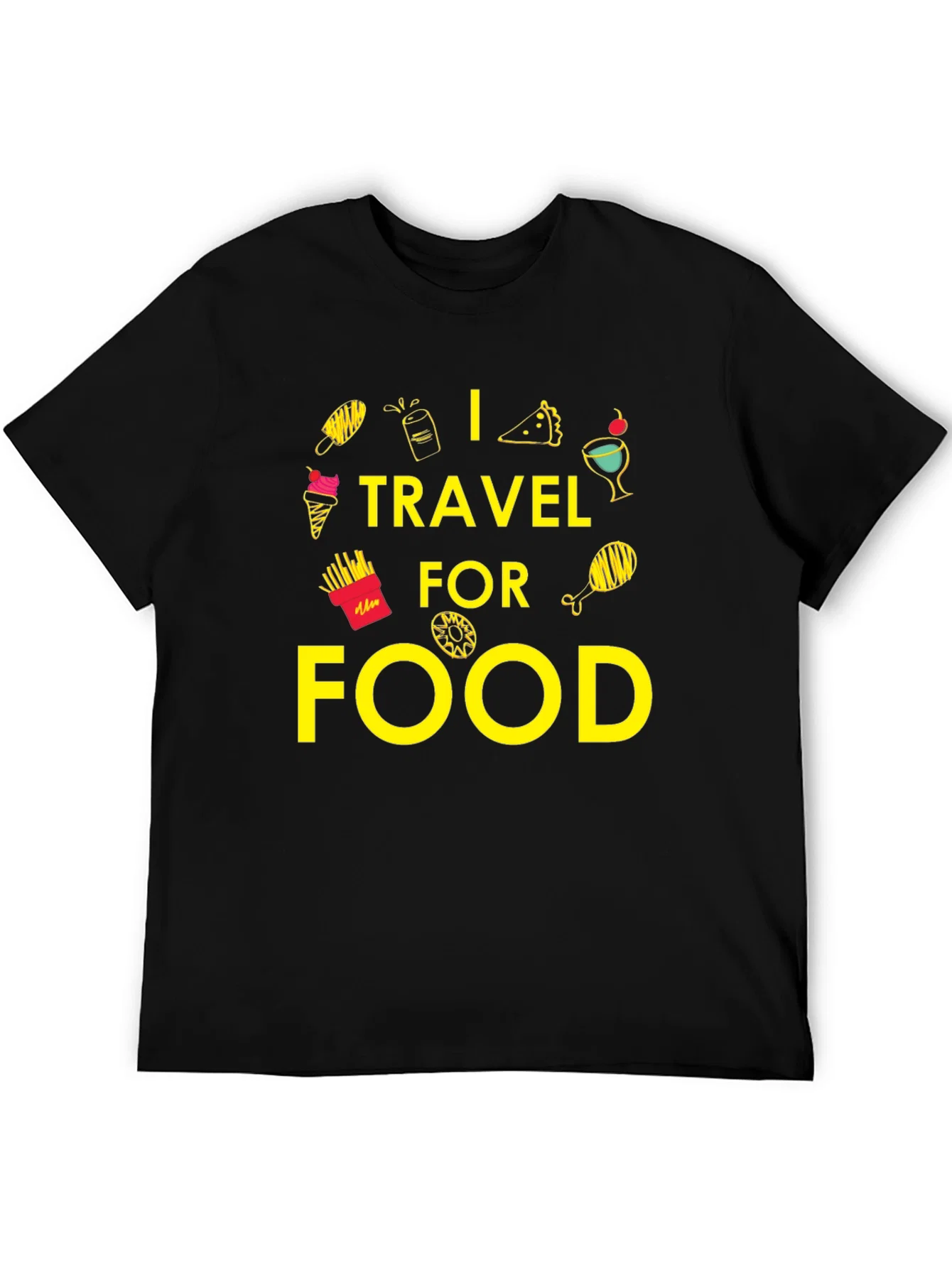 Rebbecca I Travel For Food Graphic T-Shirt