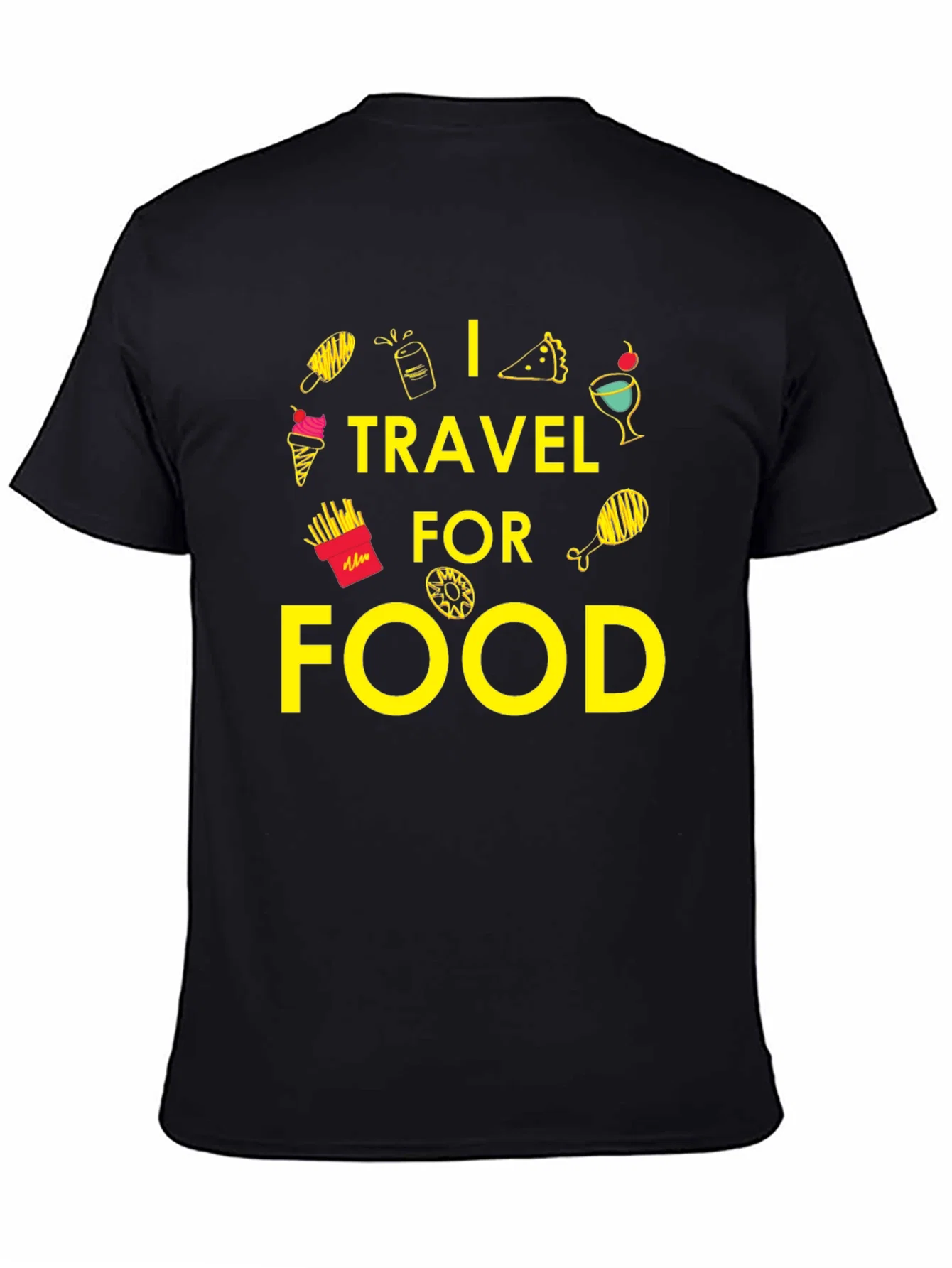 Rebbecca I Travel For Food Graphic T-Shirt