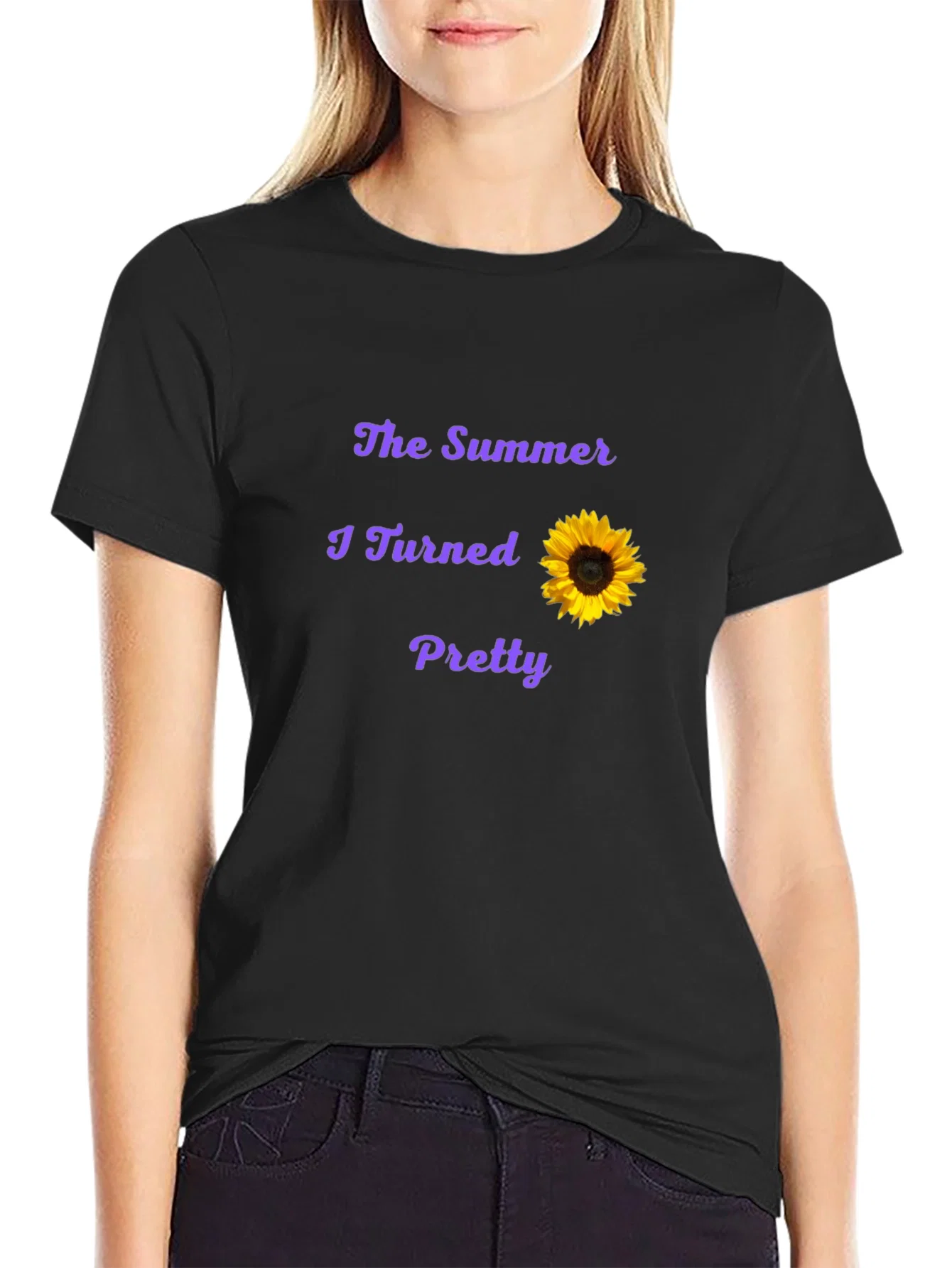 Rebbecca The Summer I Turned Pretty Sunflower T-Shirt