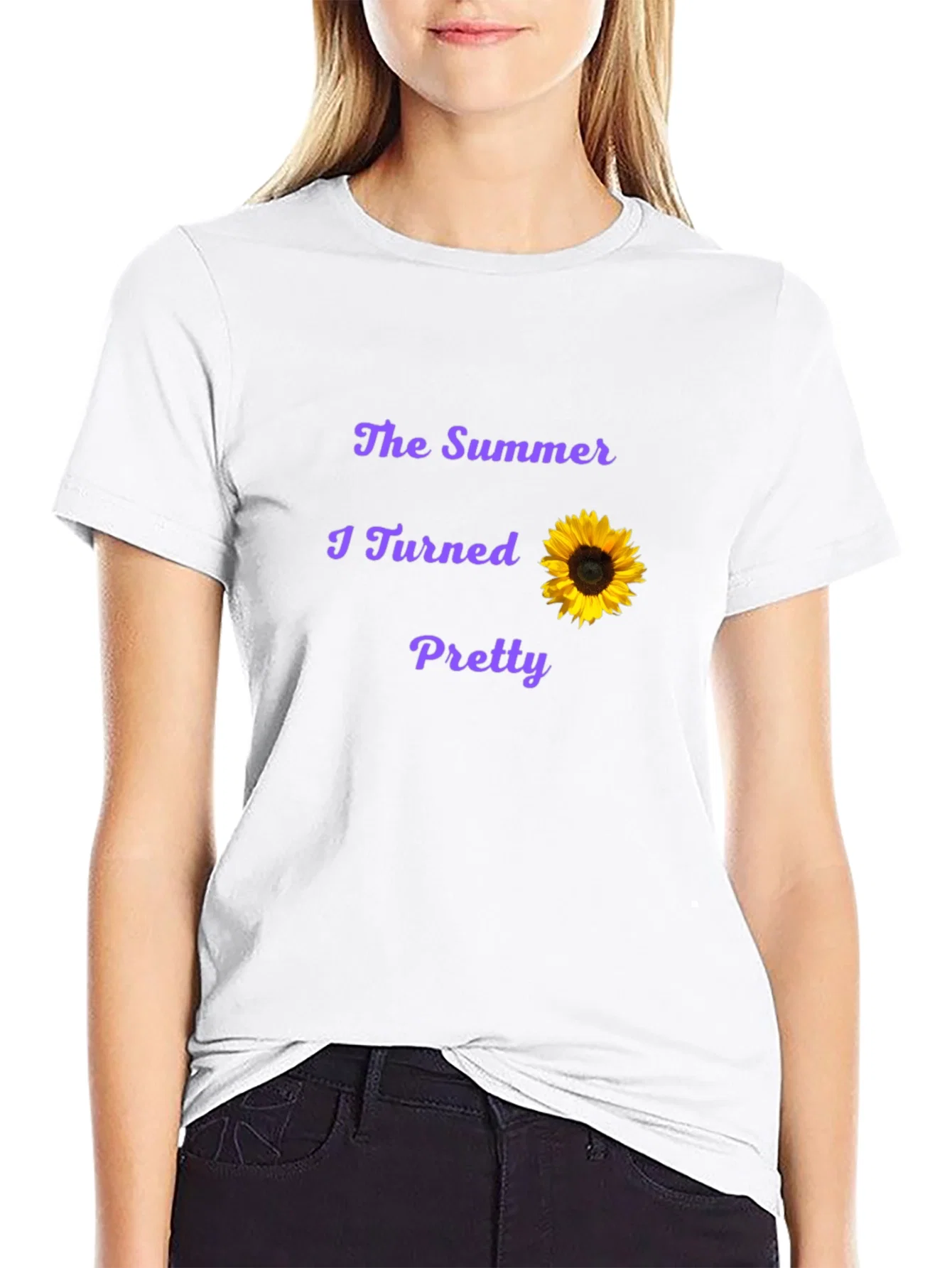 Rebbecca The Summer I Turned Pretty Sunflower T-Shirt