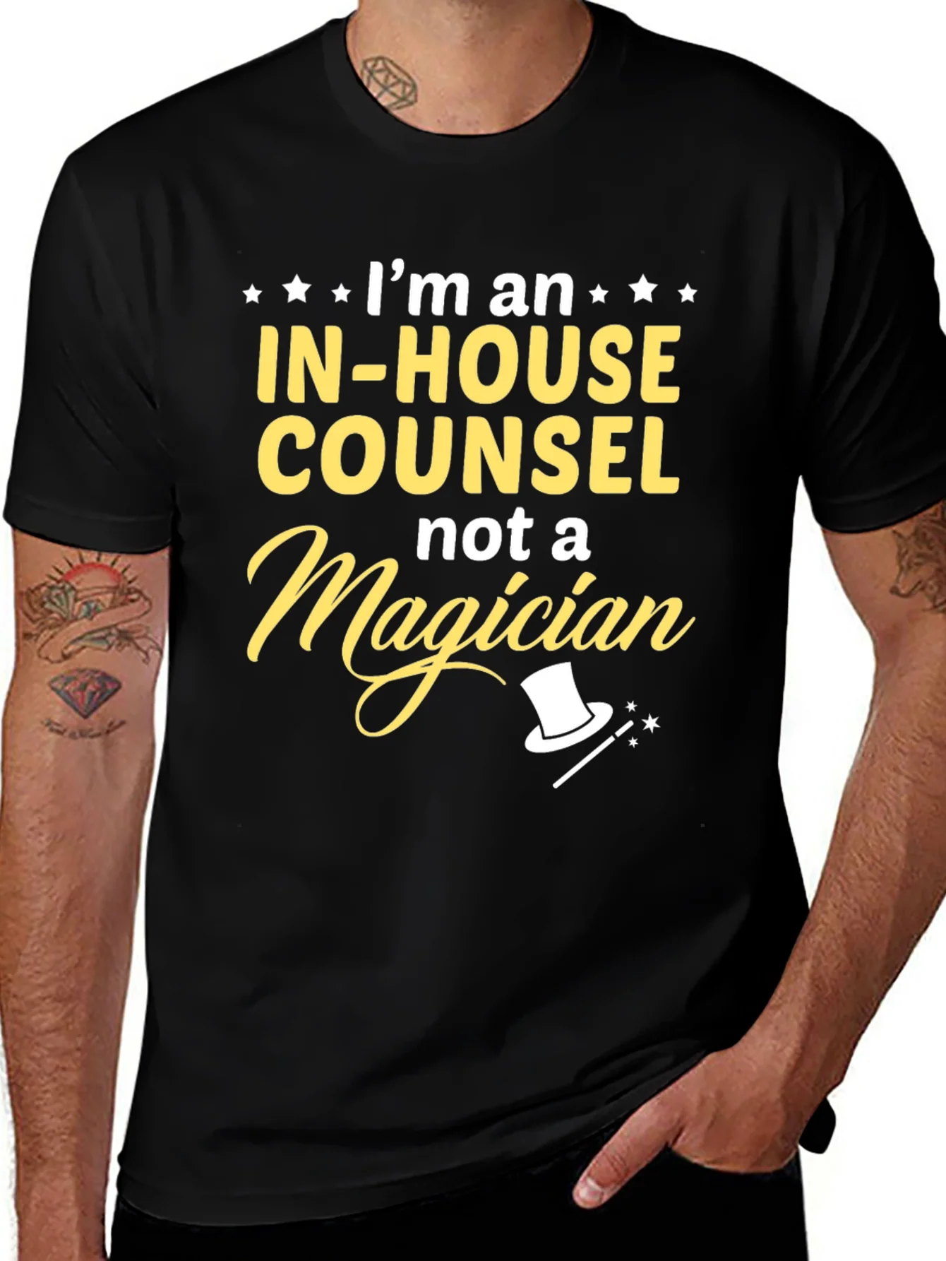Camiseta Humor¨ªstica: Abogado Interno No Mago