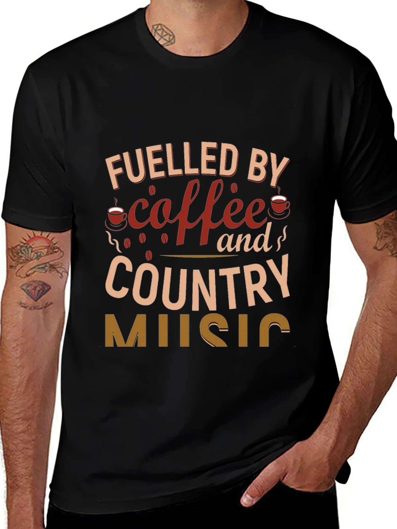Rebbecca Coffee & Country Music Graphic Tee