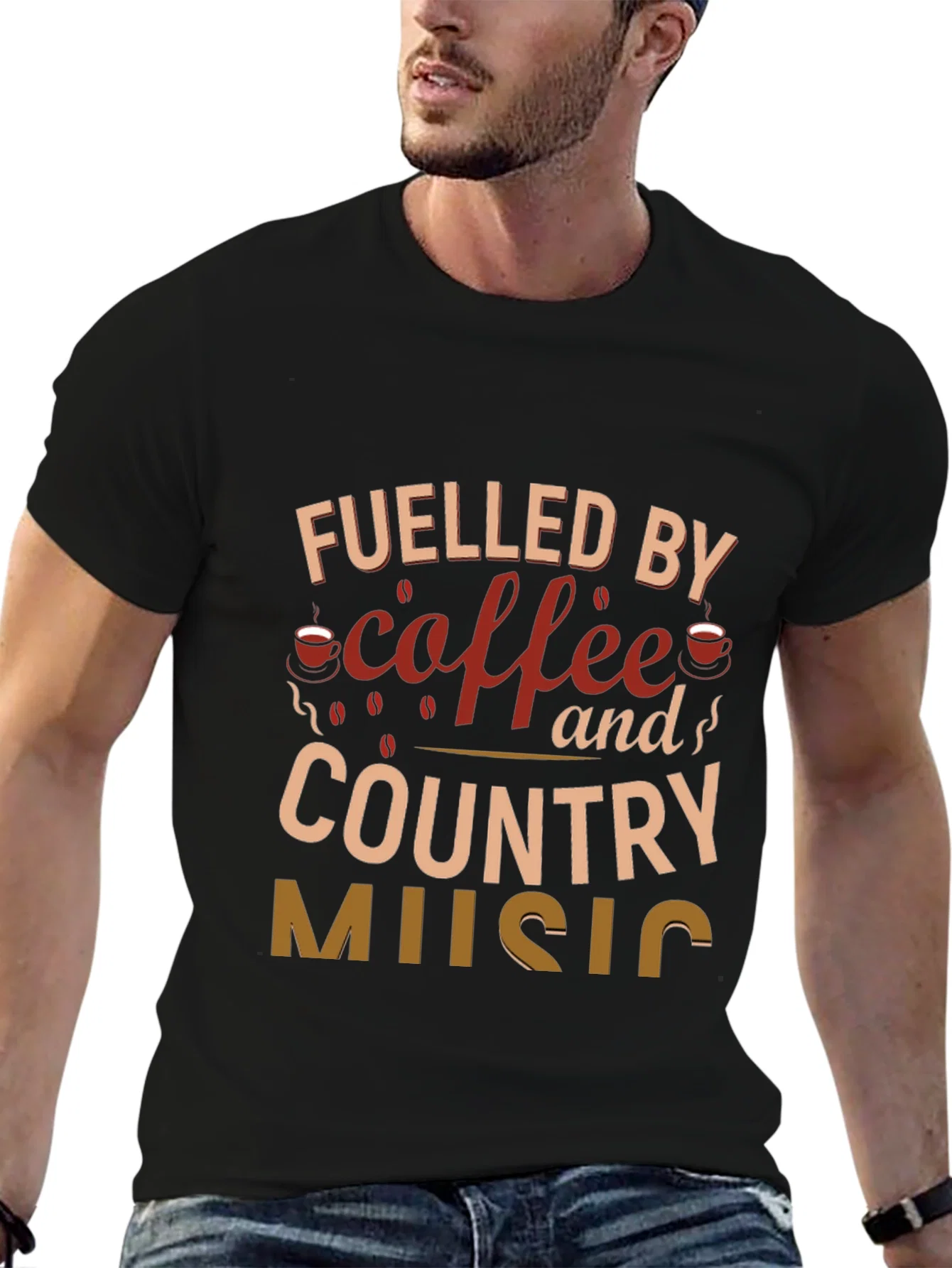 Rebbecca Coffee & Country Music Graphic Tee