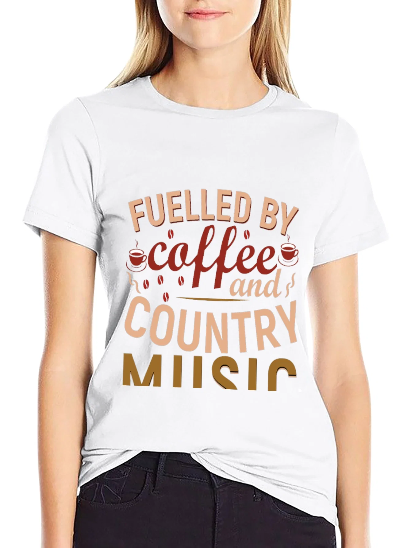 Rebbecca Coffee & Country Music Graphic Tee