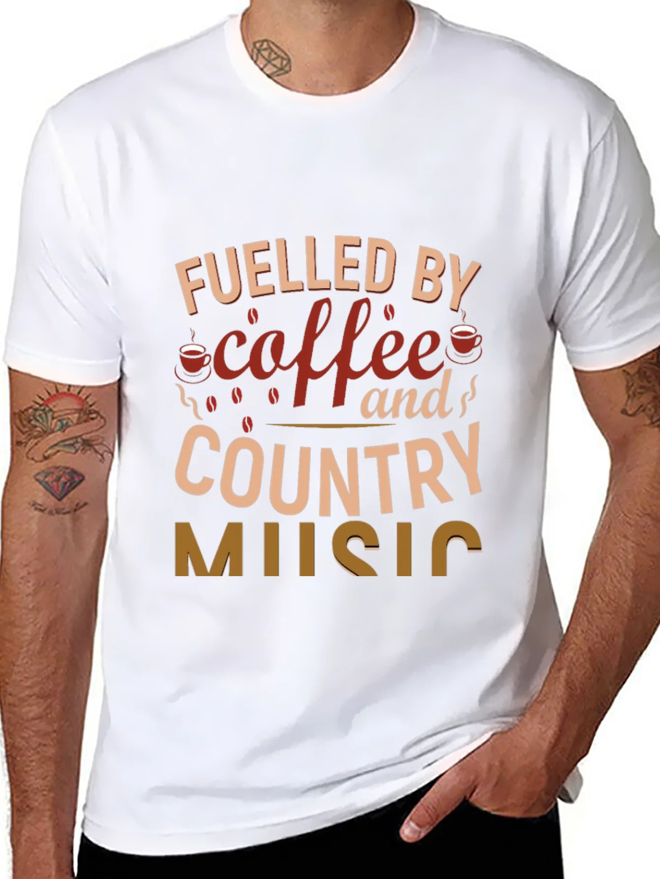 Rebbecca Coffee & Country Music Graphic Tee