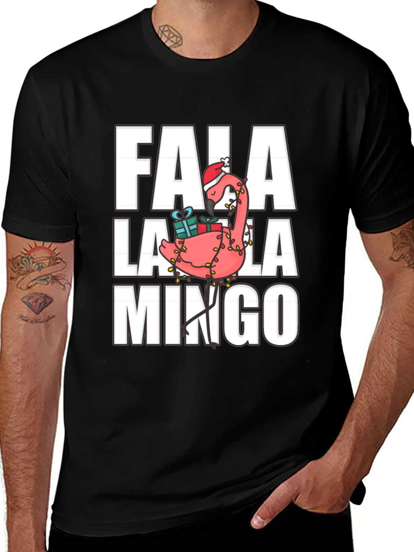 Camiseta Navide?a Fala La La Mingo Flamenco