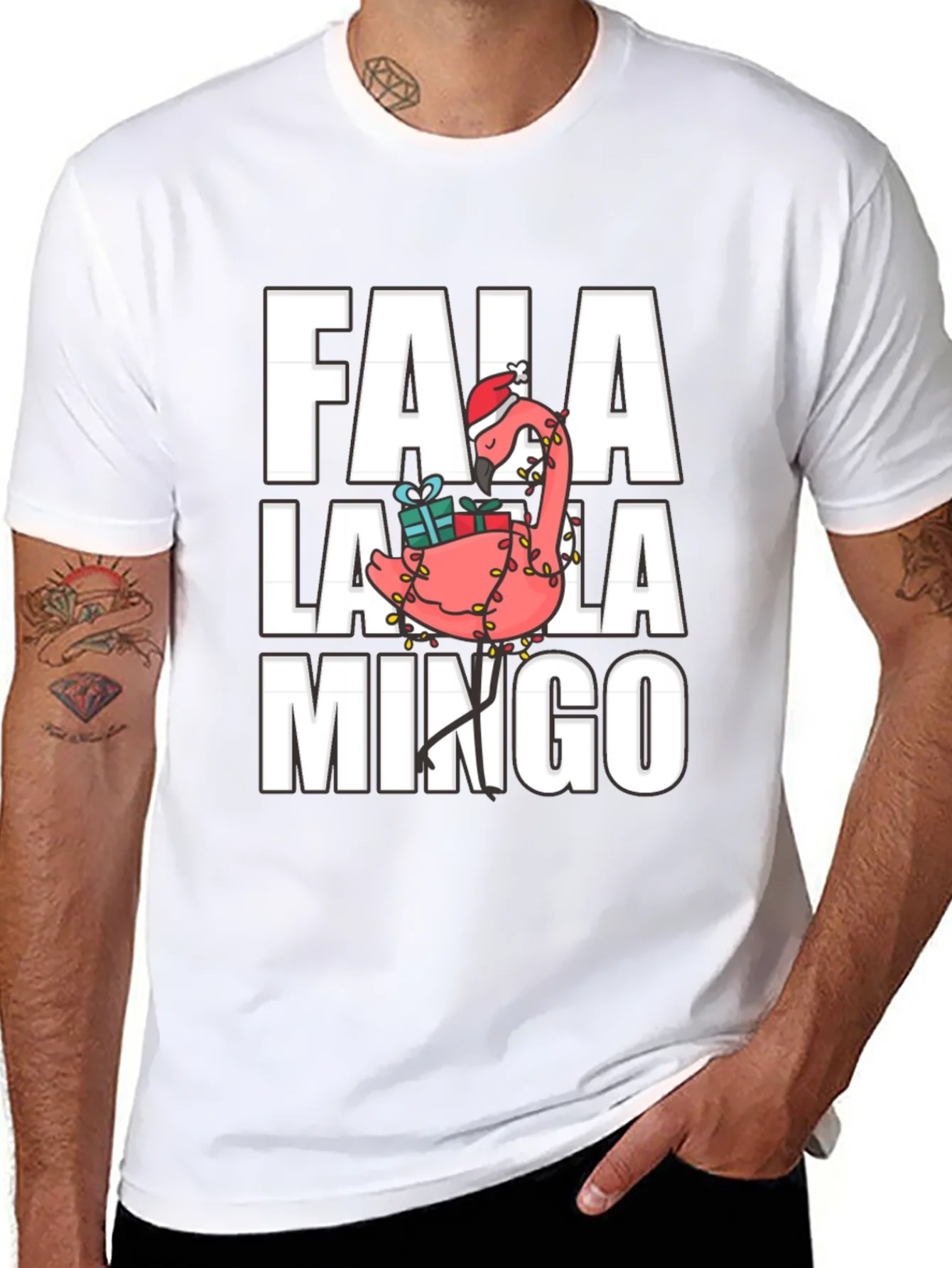 Camiseta Navide?a Fala La La Mingo Flamenco