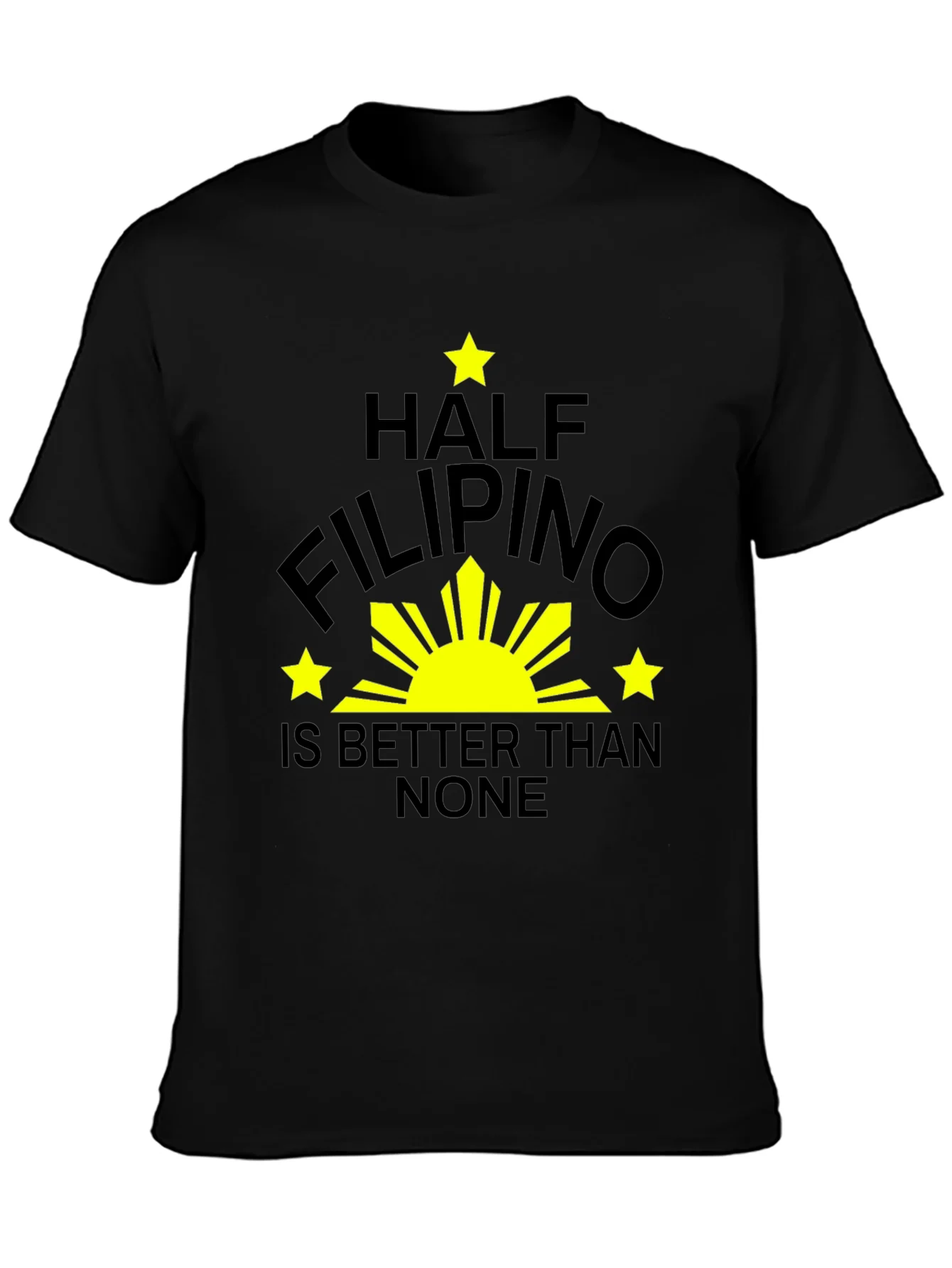 Camiseta Negra Mitad Filipino