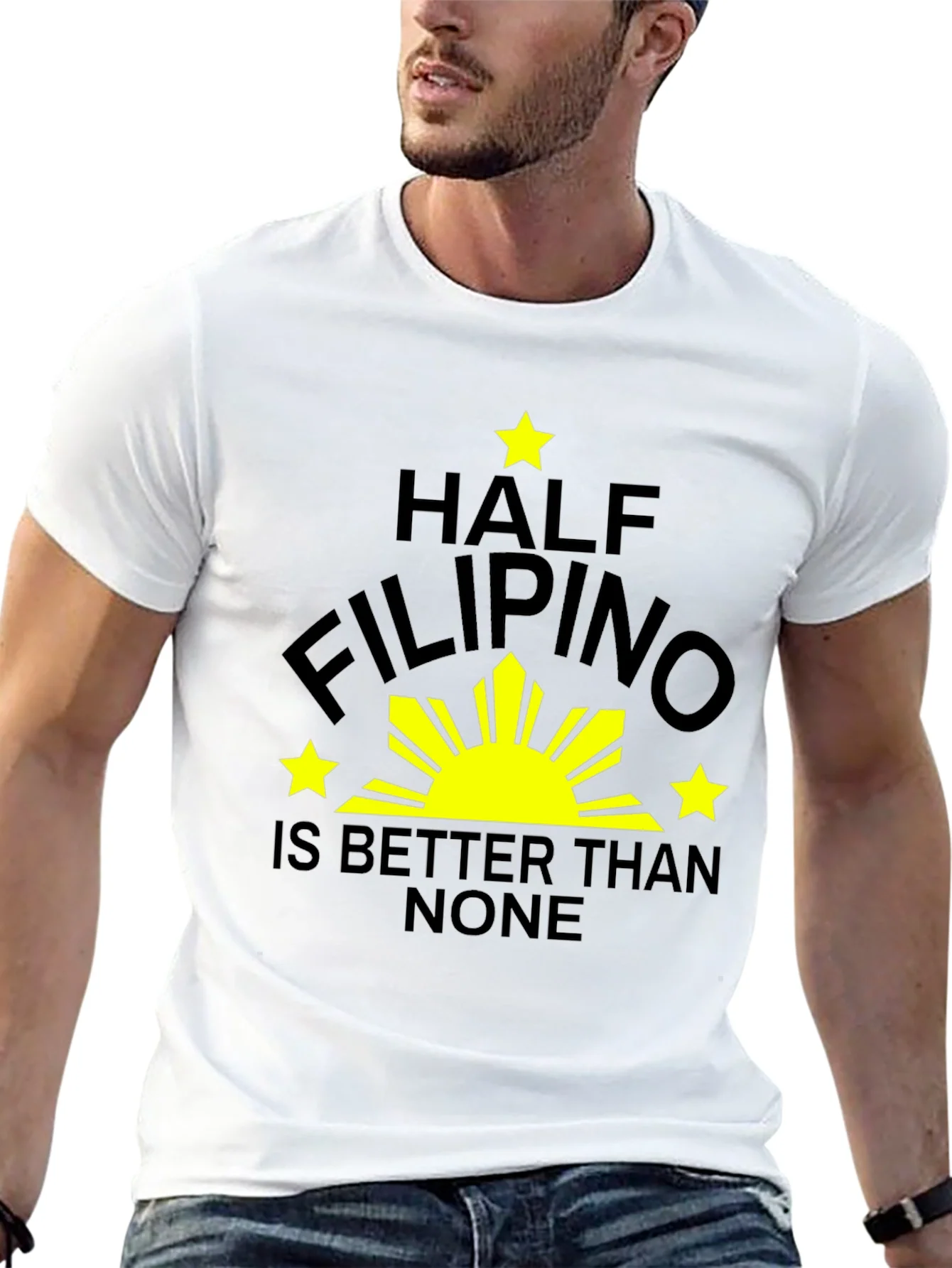 Camiseta Negra Mitad Filipino