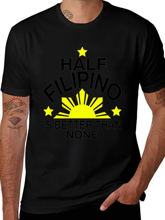 Camiseta Negra Mitad Filipino