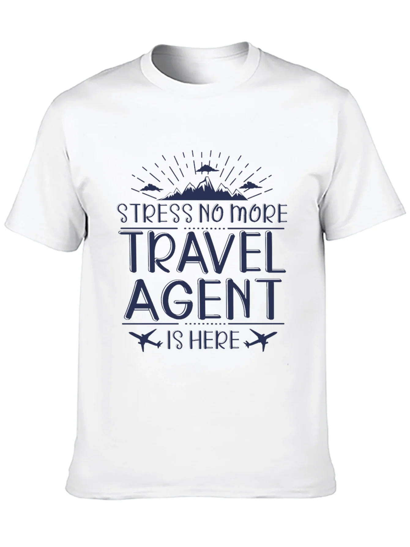 Rebbecca Stress No More Travel Agent T-Shirt