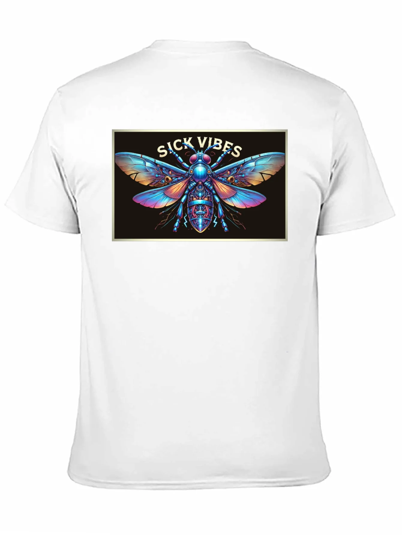Rebbecca Sick Vibes Graphic T-Shirt - Unique Insect Design