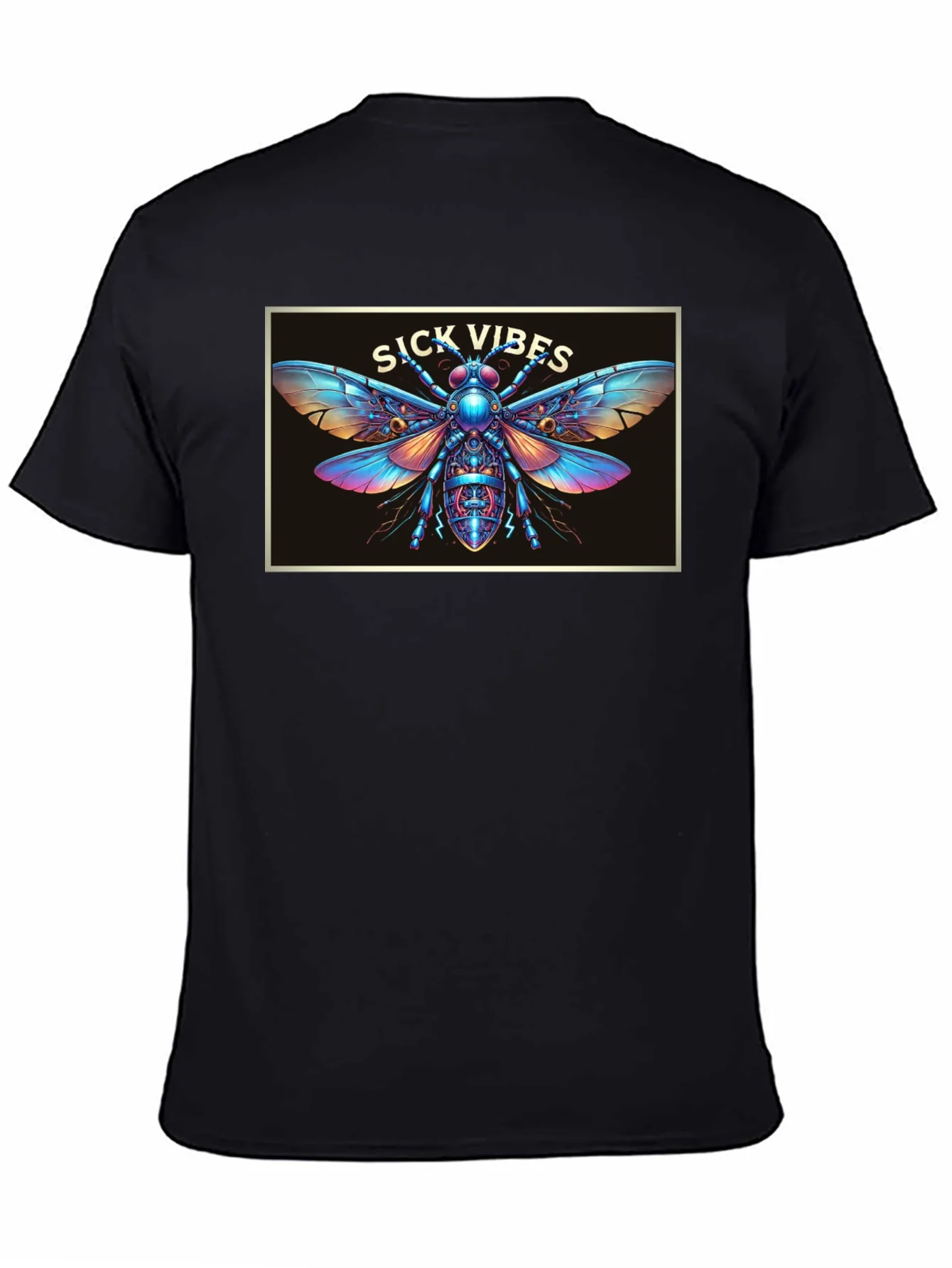 Rebbecca Sick Vibes Graphic T-Shirt - Unique Insect Design