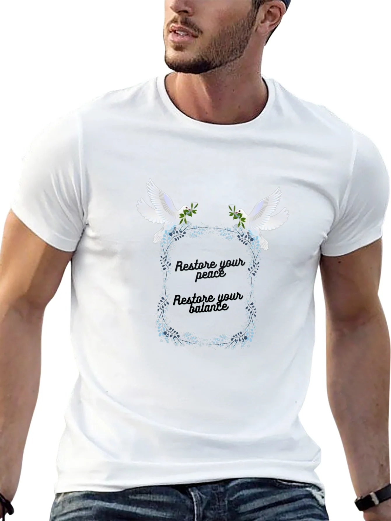 Rebbecca Peace & Balance Dove Graphic Tee - Unisex
