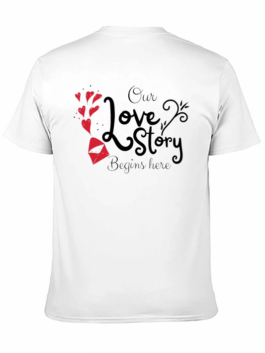 Rebbecca Our Love Story Begins Here T-Shirt
