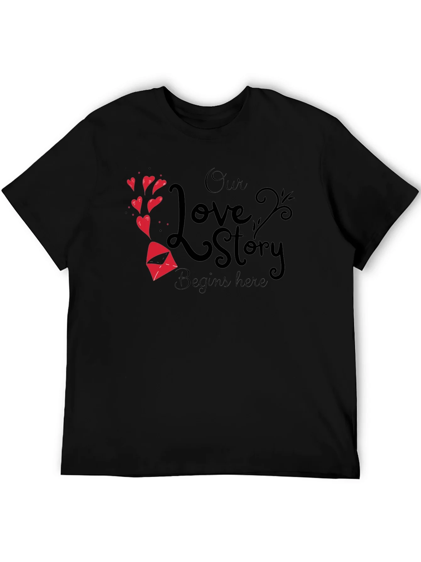 Rebbecca Our Love Story Begins Here T-Shirt