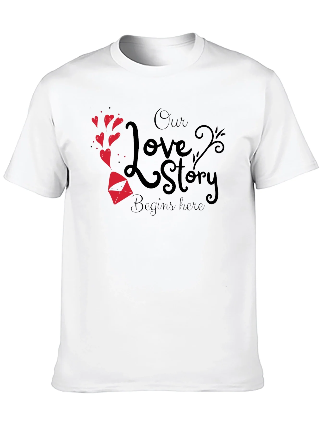 Rebbecca Our Love Story Begins Here T-Shirt