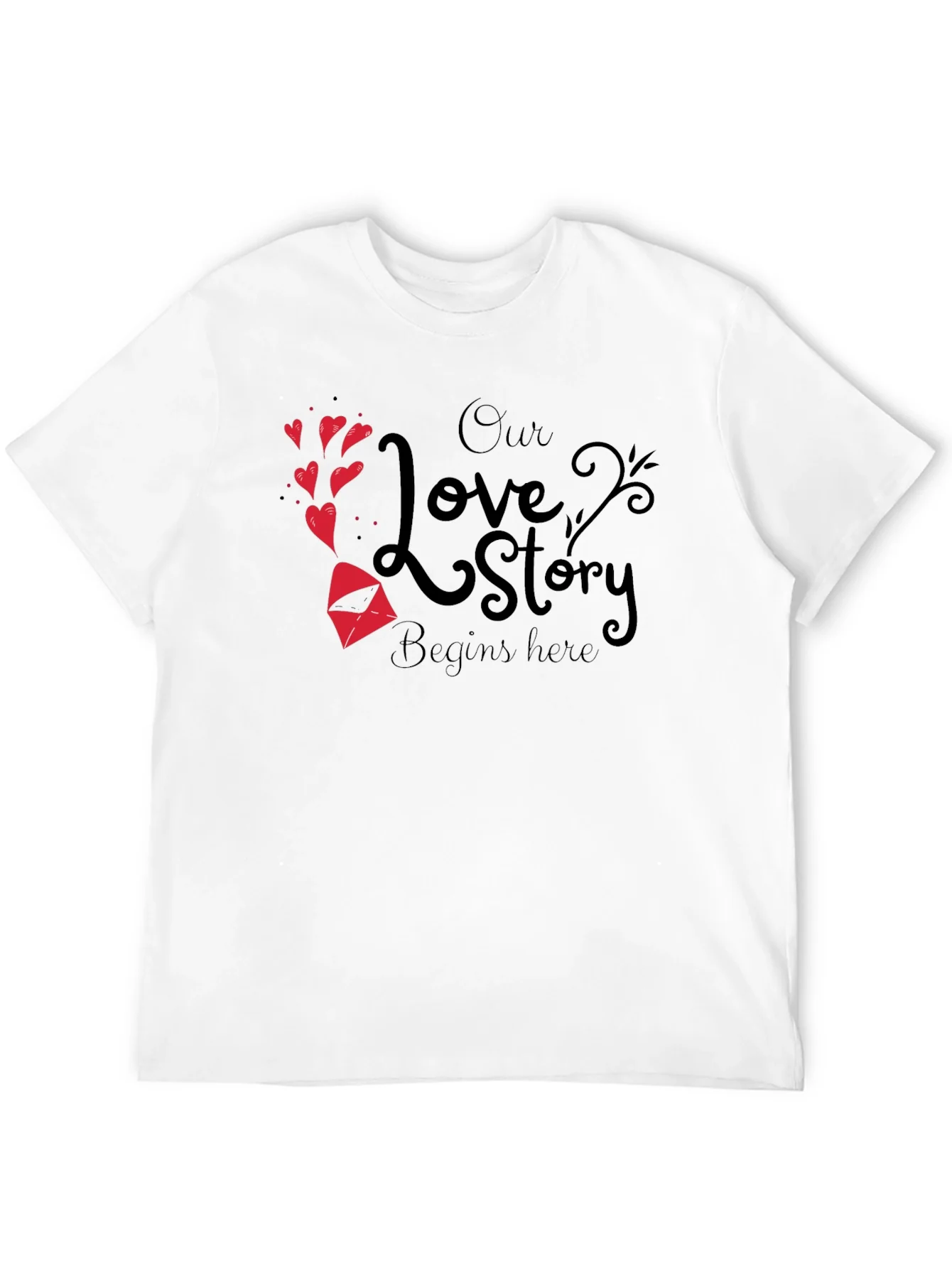 Rebbecca Our Love Story Begins Here T-Shirt