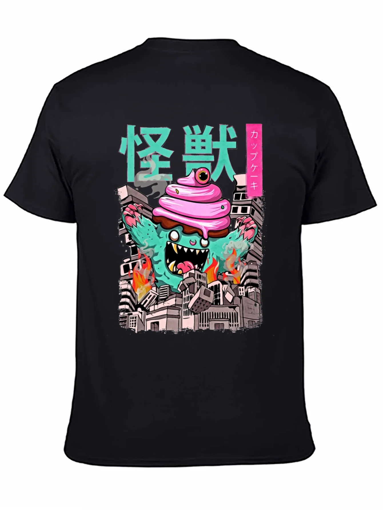 Rebbecca Cupcake Kaiju Graphic Tee - Monster T-Shirt