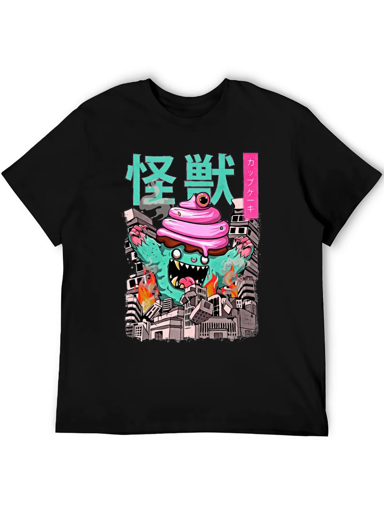 Rebbecca Cupcake Kaiju Graphic Tee - Monster T-Shirt