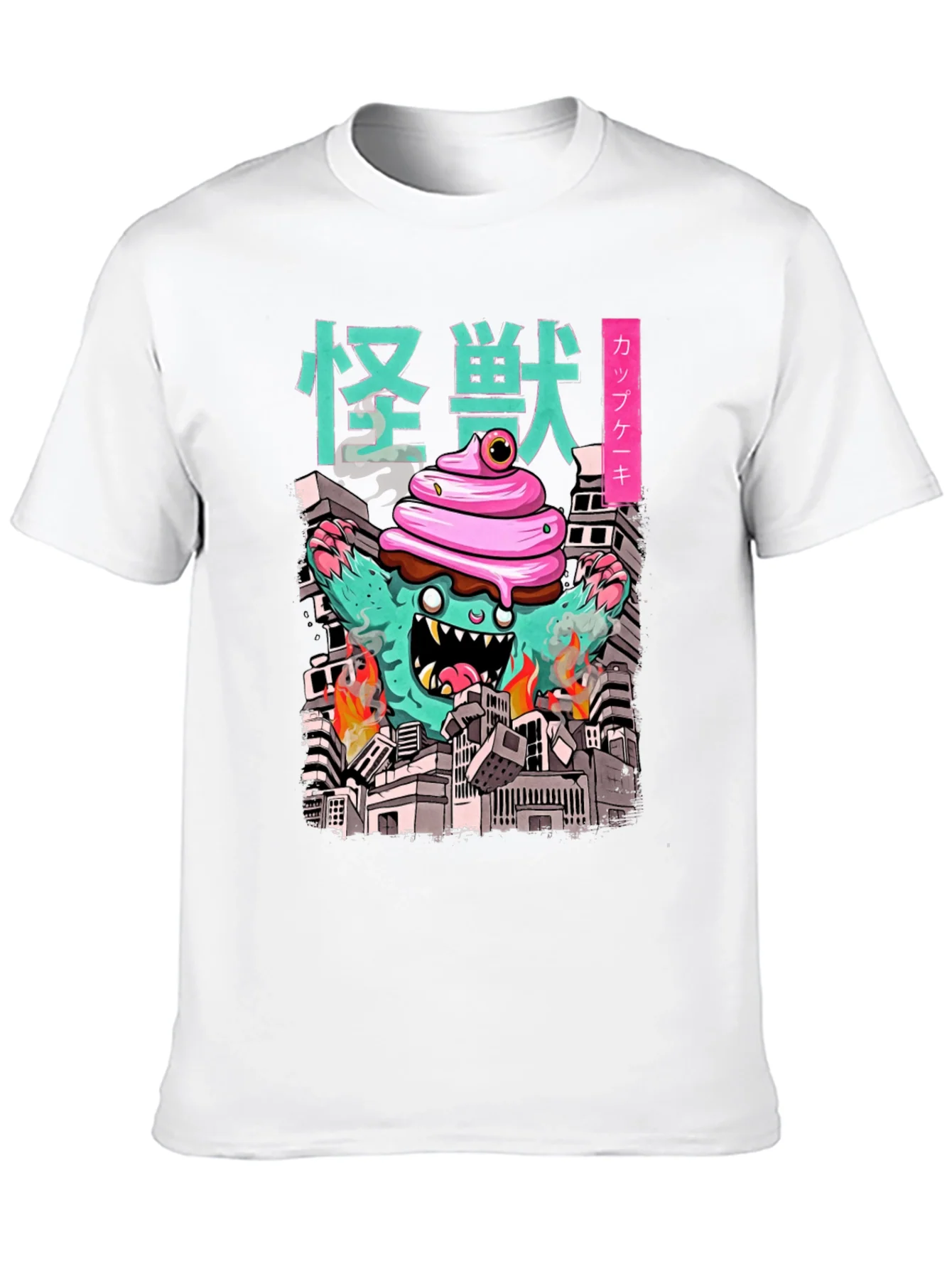Rebbecca Cupcake Kaiju Graphic Tee - Monster T-Shirt