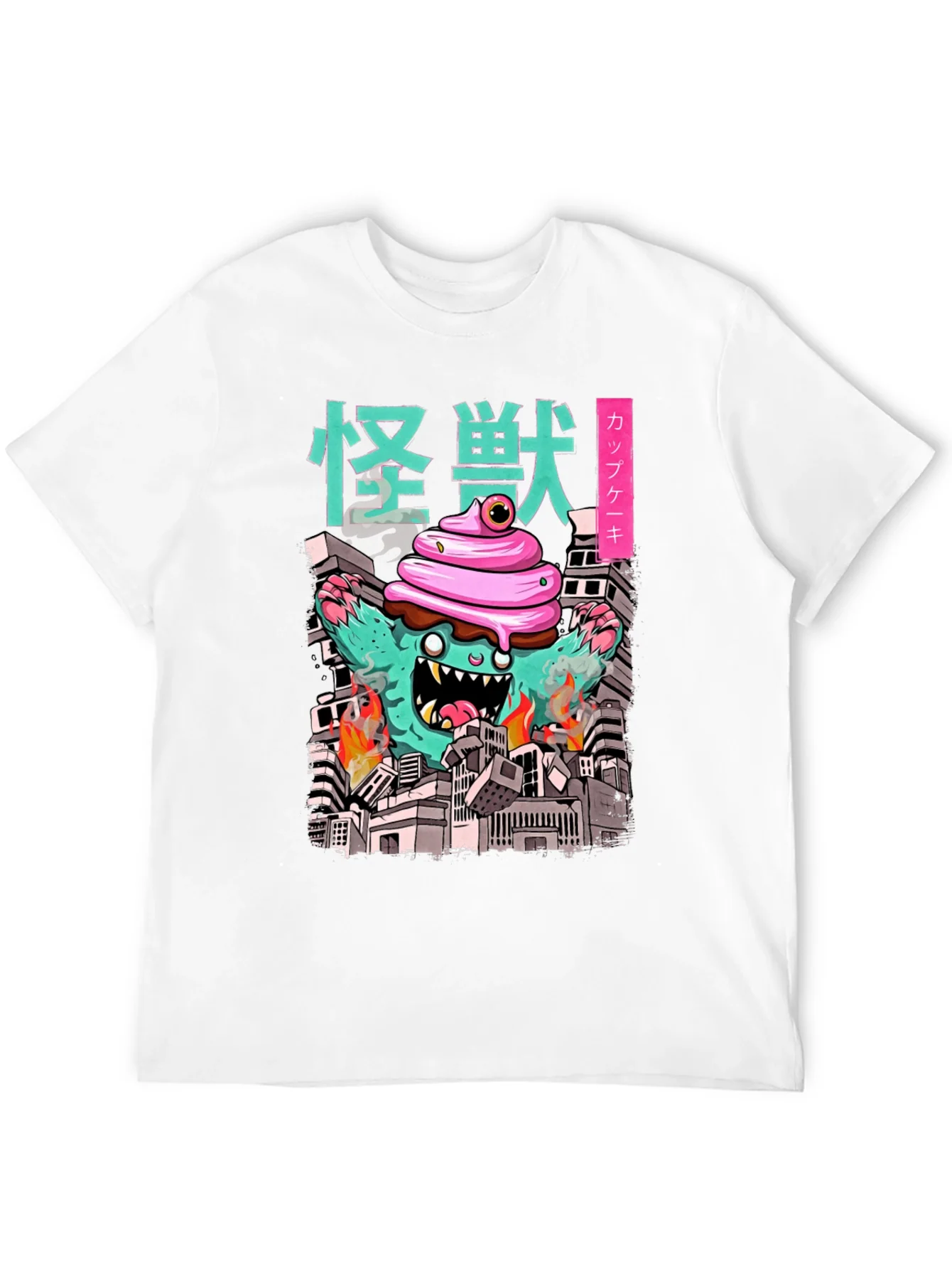 Rebbecca Cupcake Kaiju Graphic Tee - Monster T-Shirt