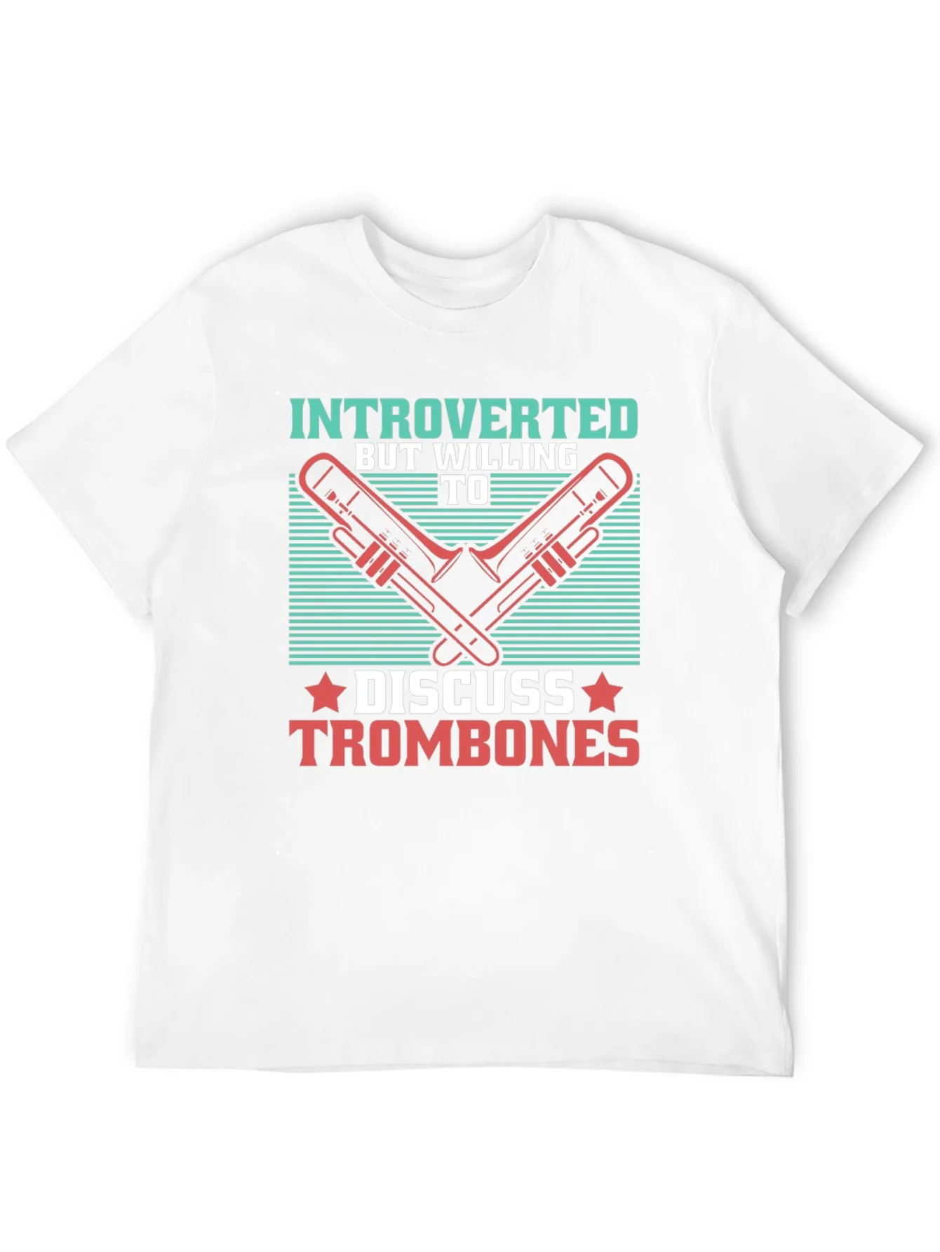 Rebbecca Introverted Trombone T-Shirt - Music Lover Tee