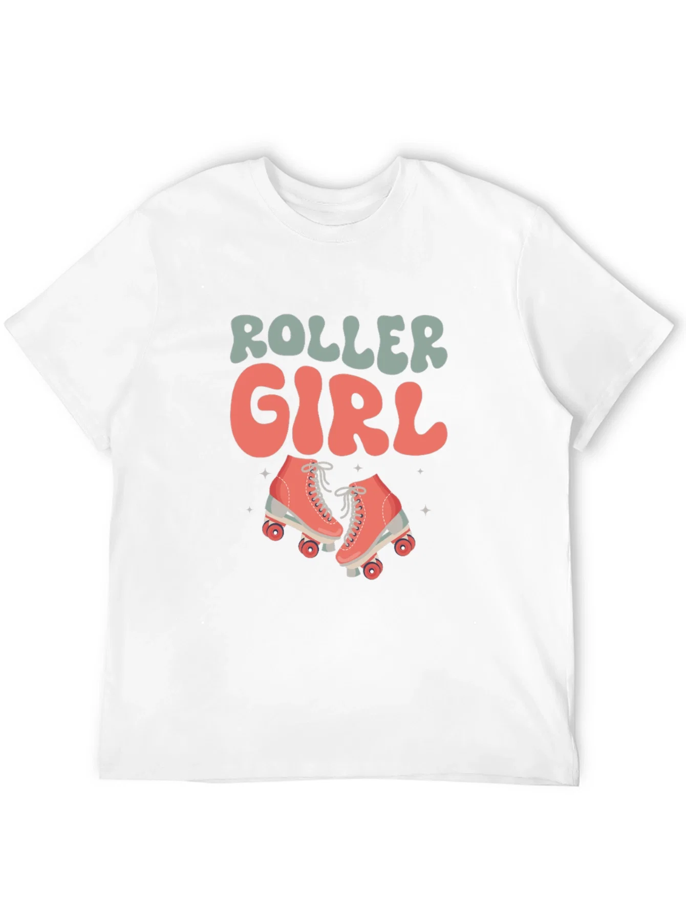 Rebbecca Retro Roller Girl Black T-Shirt