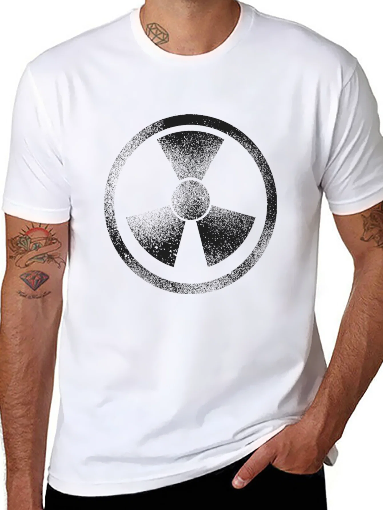 Rebbecca Black Radiation Symbol Graphic T-Shirt