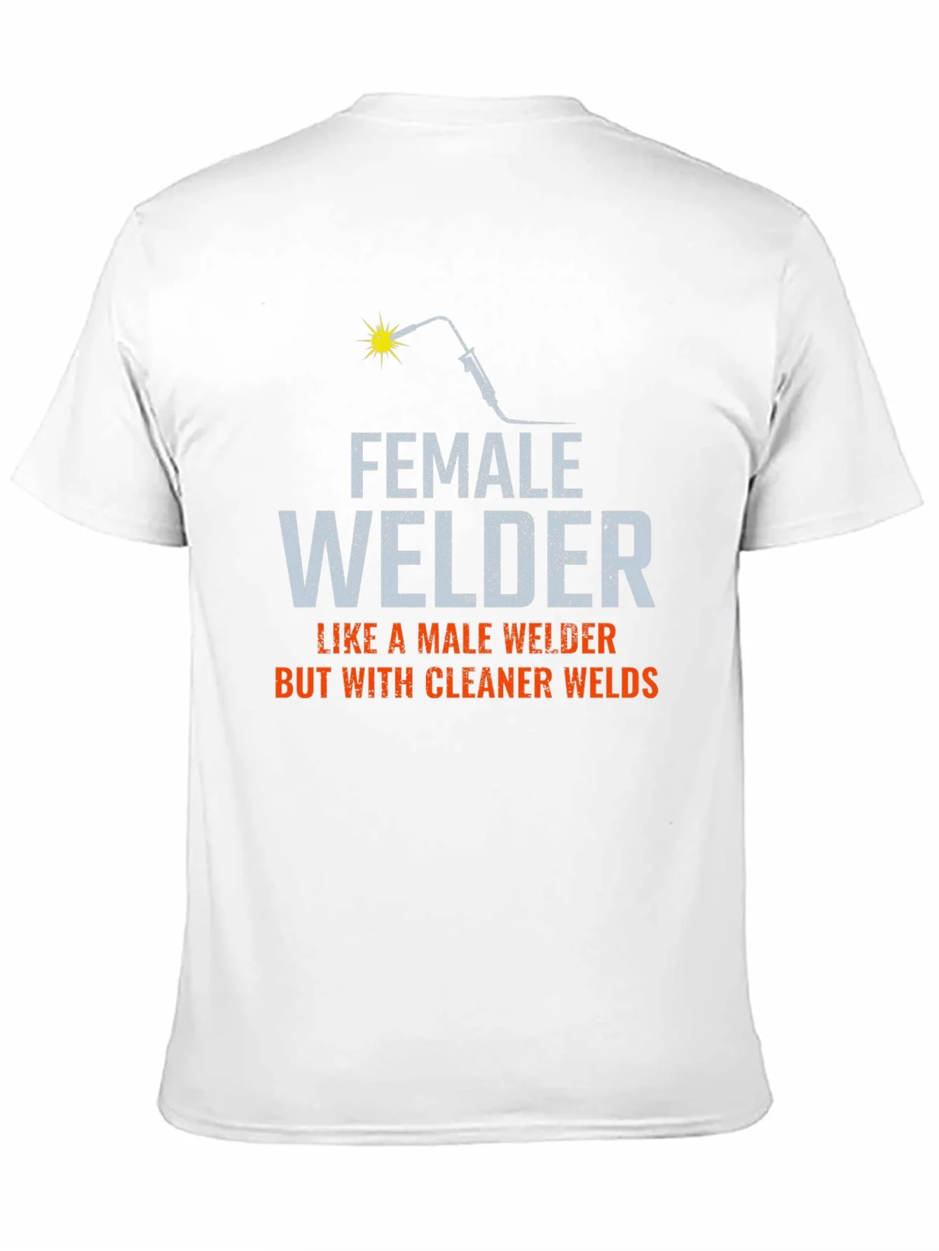 Rebbecca Female Welder T-Shirt - Cleaner Welds