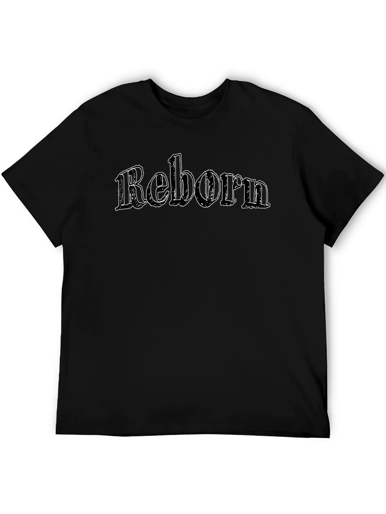 Rebbecca Reborn Graphic Tee - Black Cotton T-Shirt