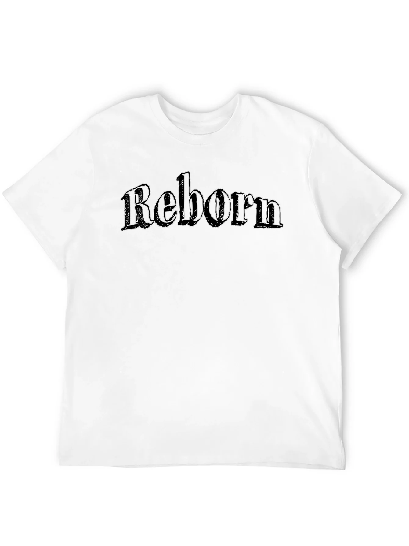 Rebbecca Reborn Graphic Tee - Black Cotton T-Shirt