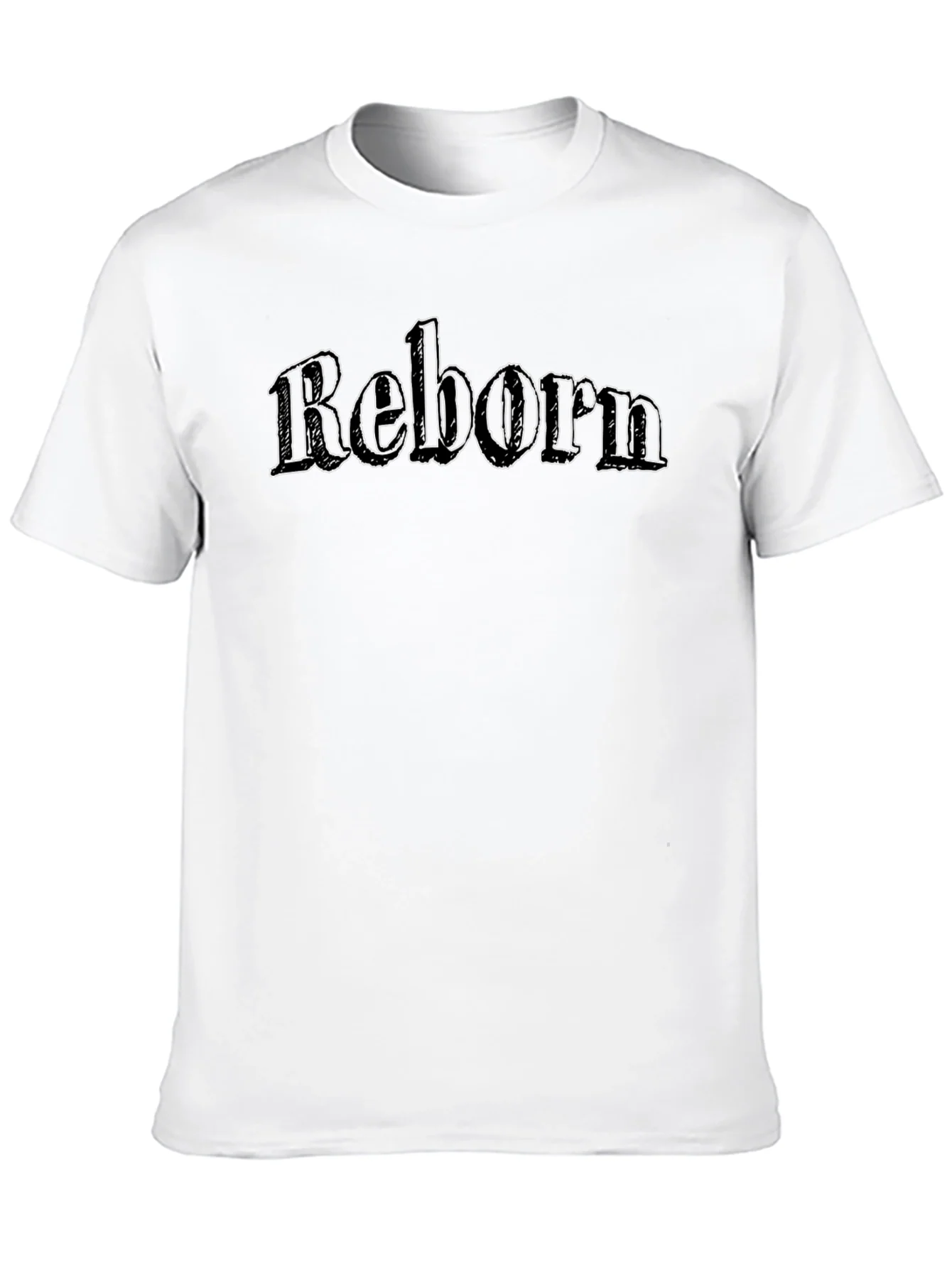 Rebbecca Reborn Graphic Tee - Black Cotton T-Shirt