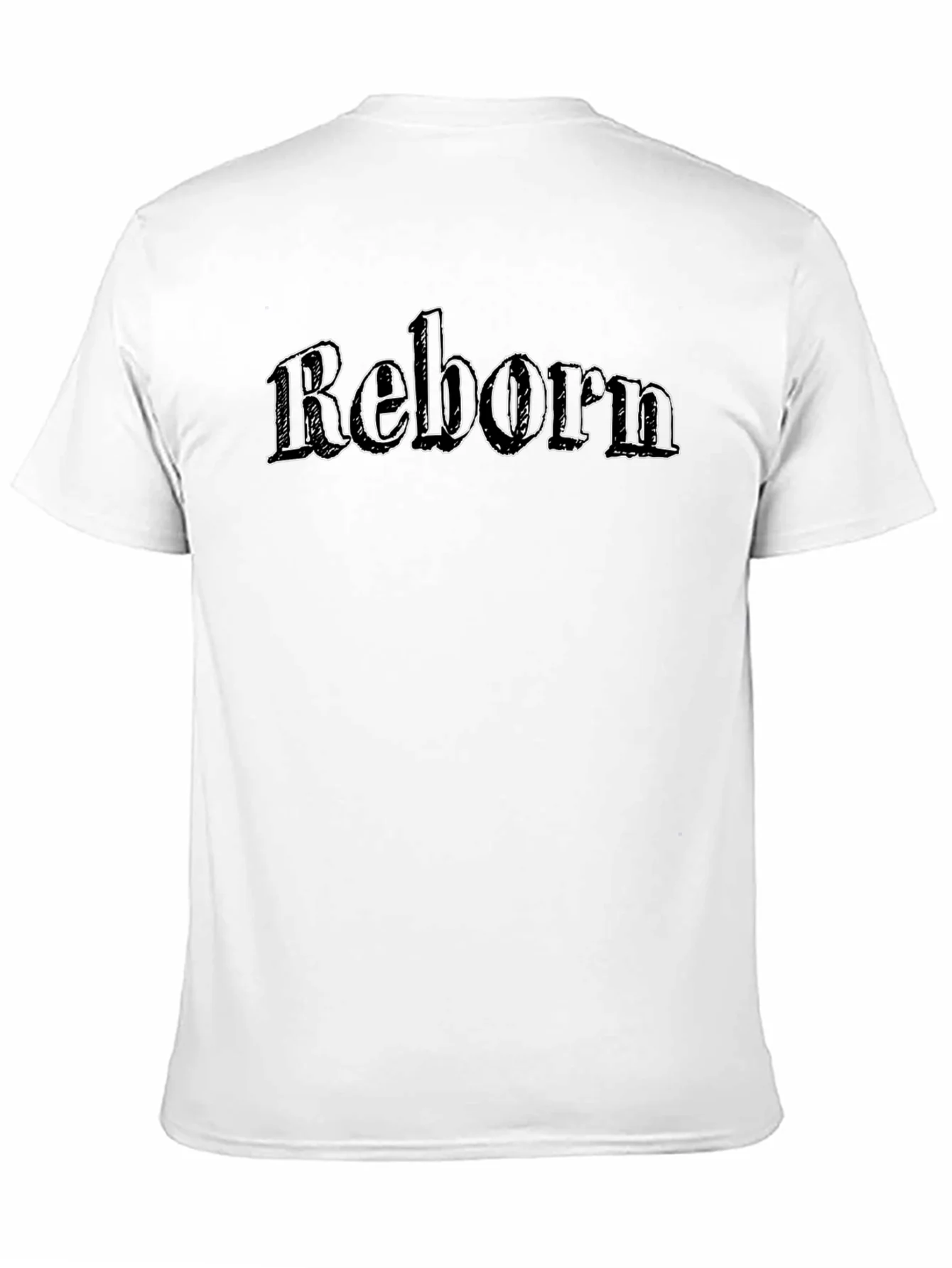 Rebbecca Reborn Graphic Tee - Black Cotton T-Shirt