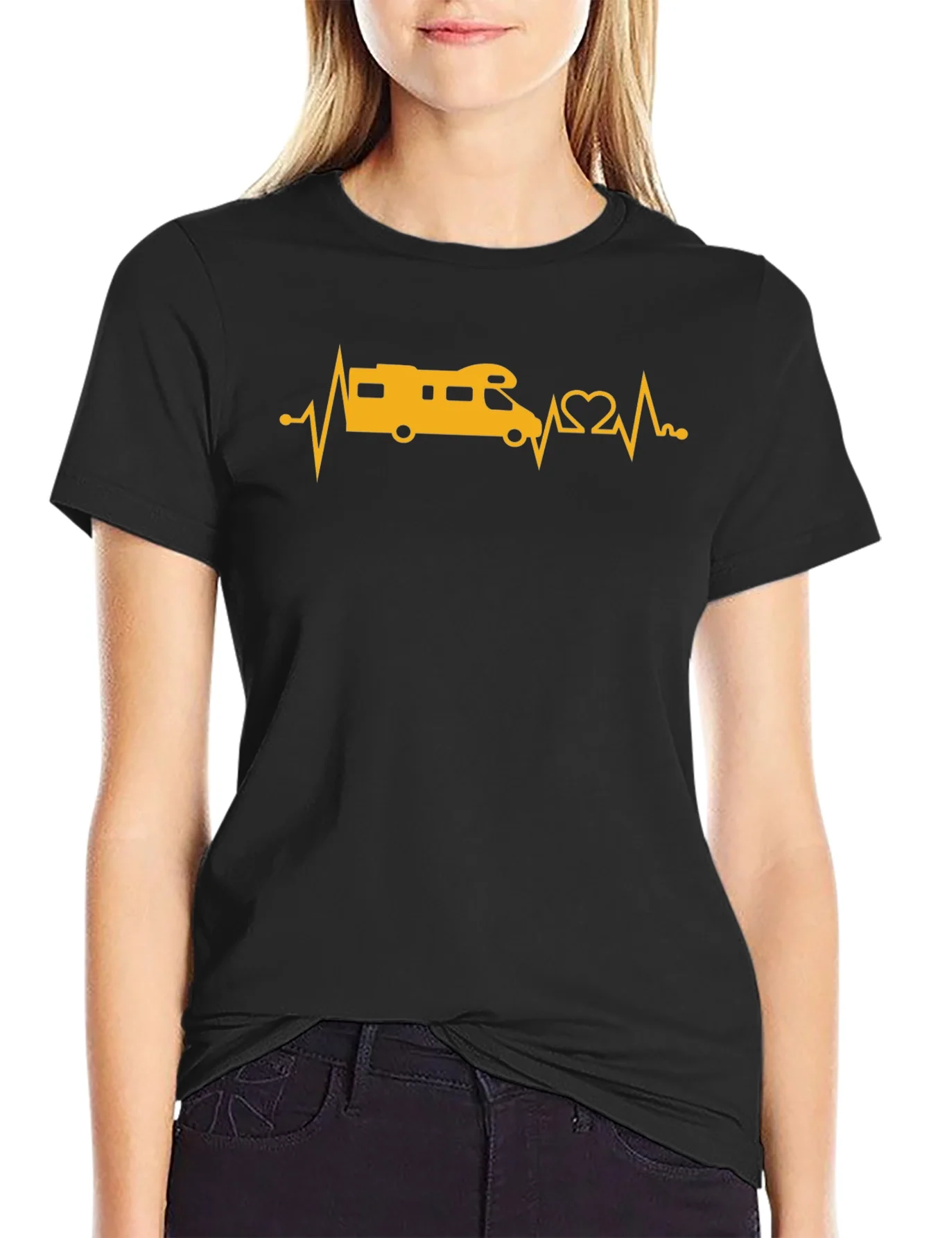 Rebbecca RV Heartbeat T-Shirt - Adventure is Calling!