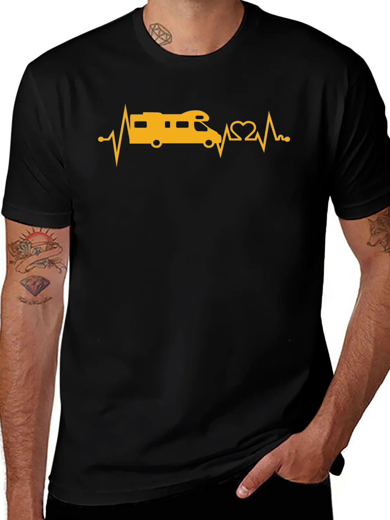 Rebbecca RV Heartbeat T-Shirt - Adventure is Calling!