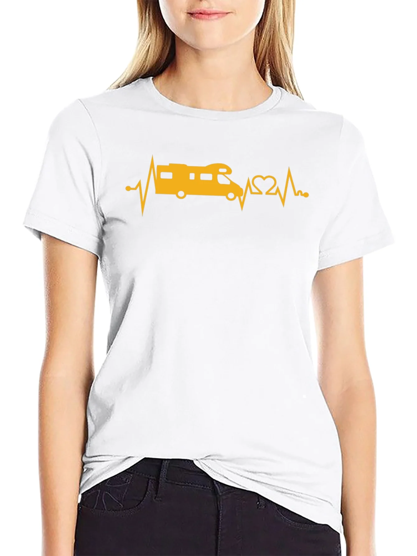 Rebbecca RV Heartbeat T-Shirt - Adventure is Calling!