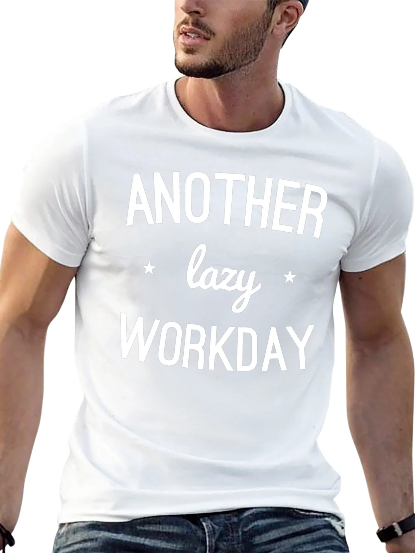 Rebbecca Another Lazy Workday Black Graphic Tee
