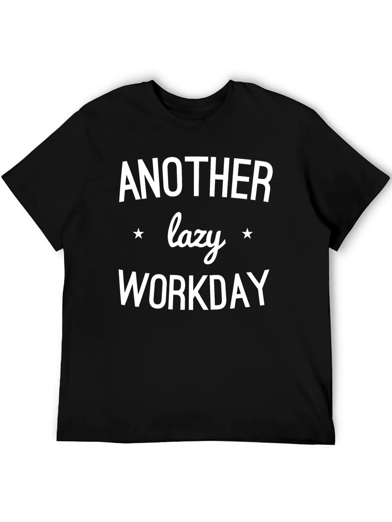 Rebbecca Another Lazy Workday Black Graphic Tee