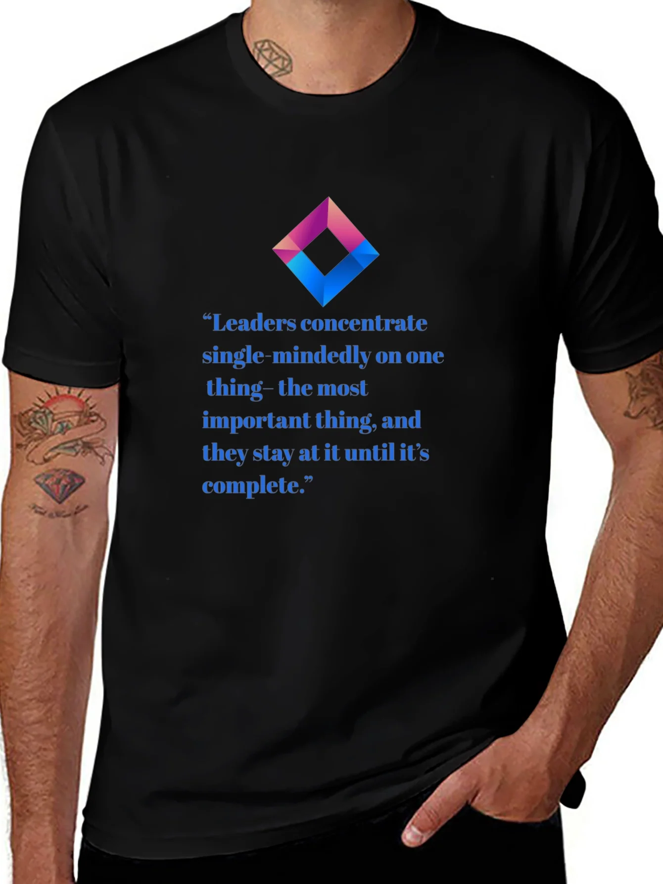 Rebbecca Inspirational Leaders Quote T-Shirt