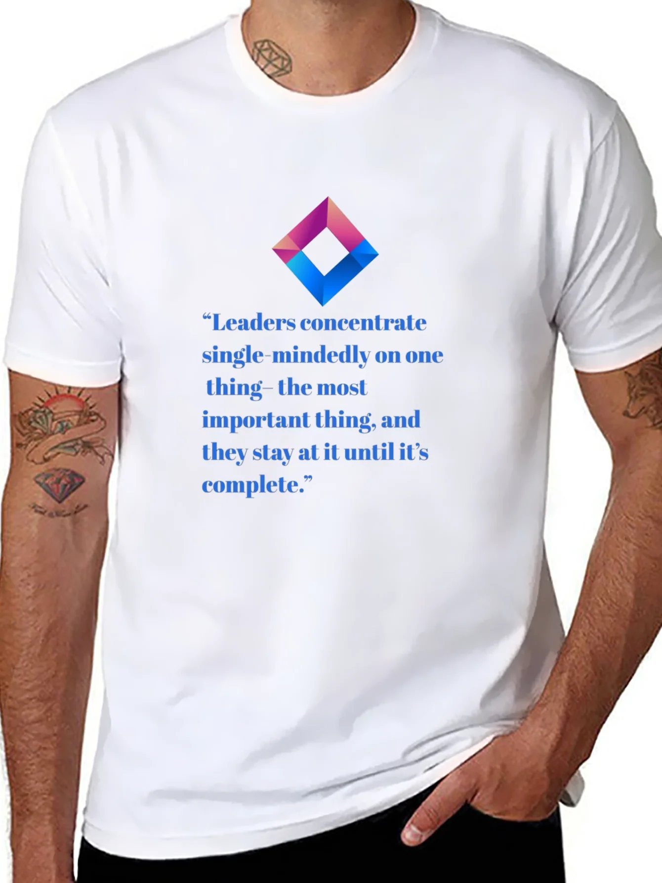 Rebbecca Inspirational Leaders Quote T-Shirt