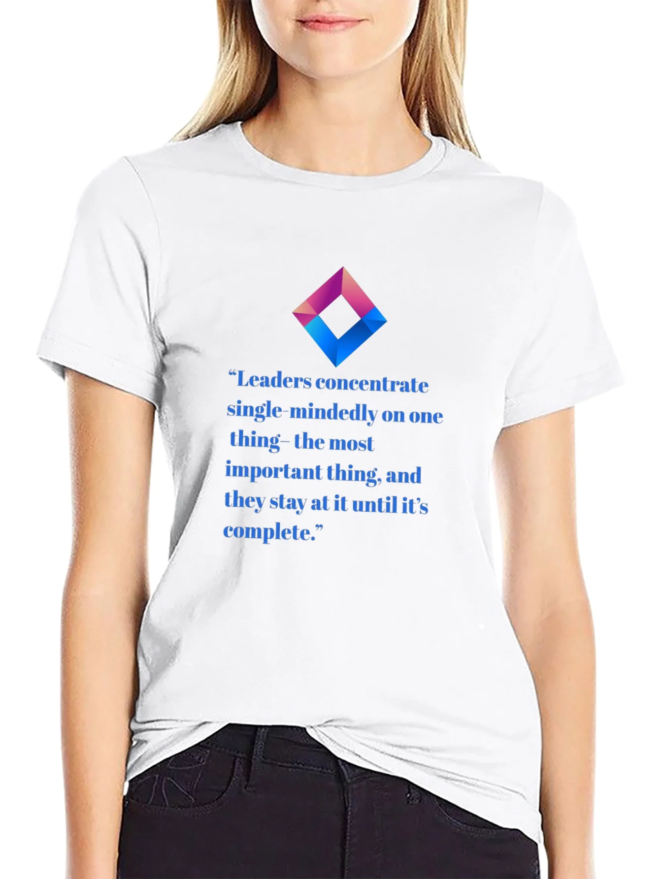 Rebbecca Inspirational Leaders Quote T-Shirt