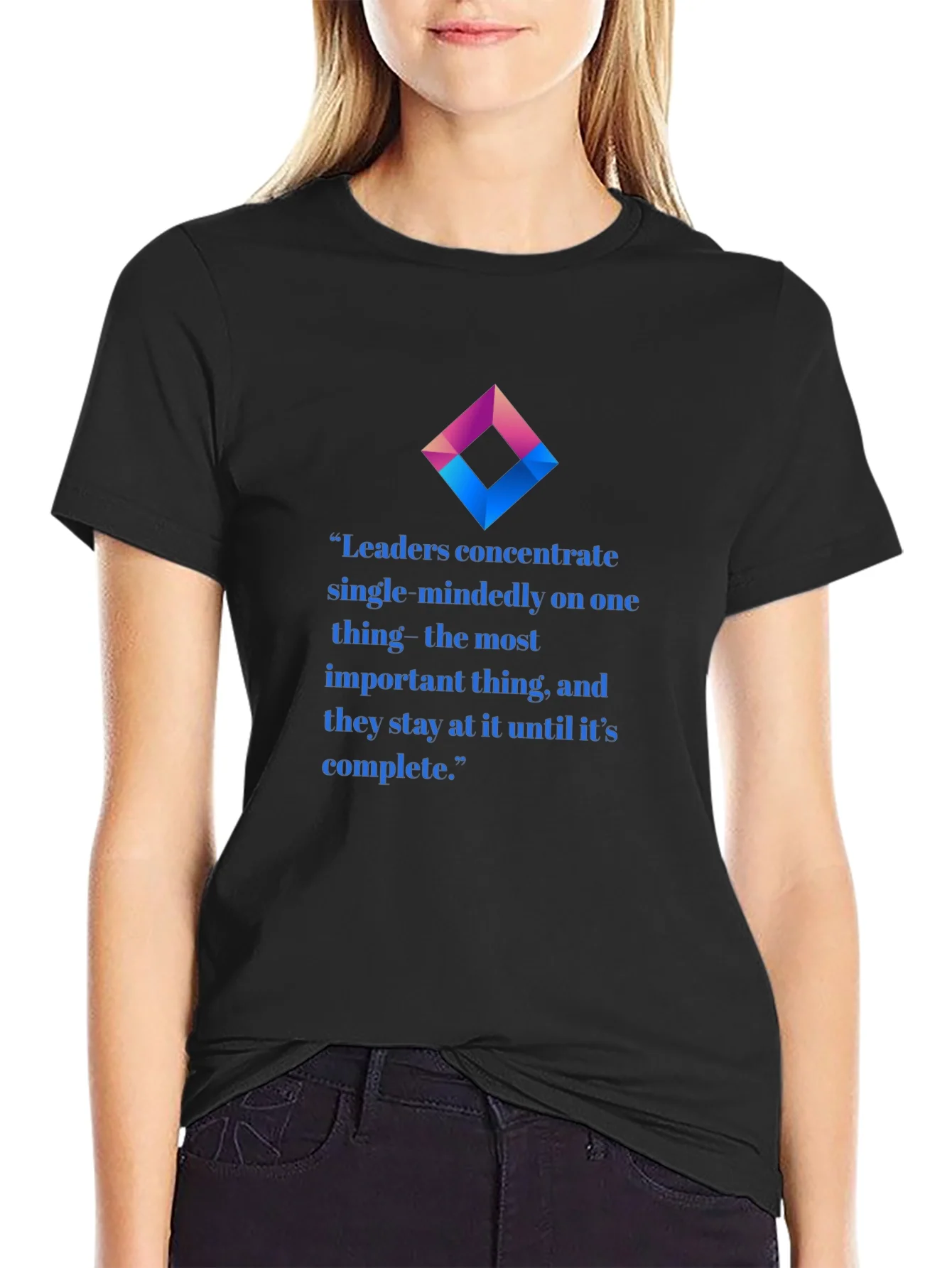 Rebbecca Inspirational Leaders Quote T-Shirt