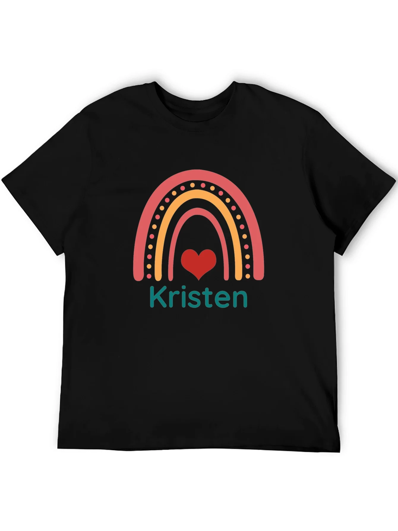 Rebbecca Rainbow Kristen Heart Tee - Personalized!