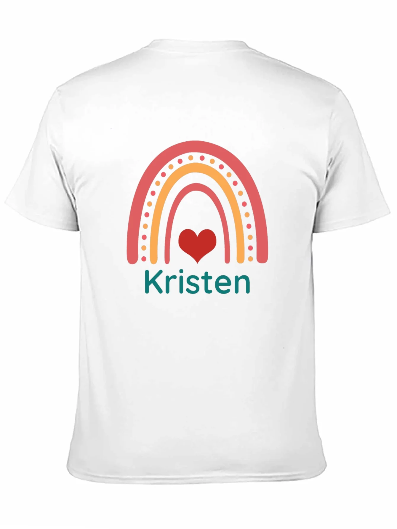 Rebbecca Rainbow Kristen Heart Tee - Personalized!